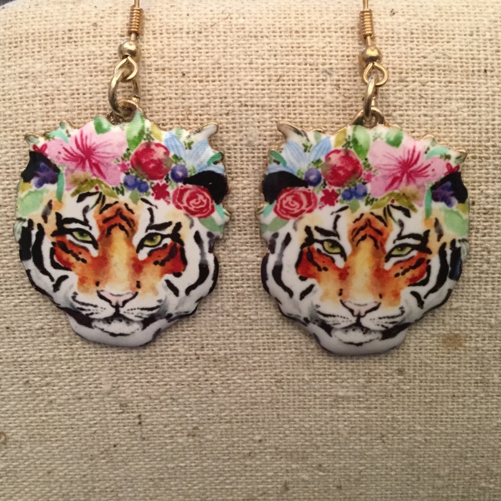 Year of the Tiger Flower Earrings